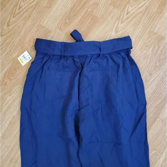 Maison Jules Cropped Paperbag Pants Size M - Picture 6 of 12